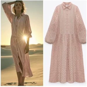 COPY - Zara Embroidered Eyelet Dress